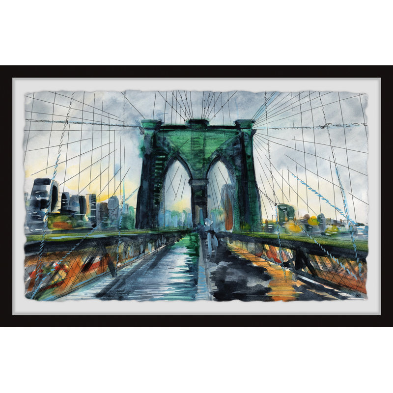 Way to Your Dream - Reproduction d'art sur papier encadrée, H 24 po x l 36 po x 1,5 po