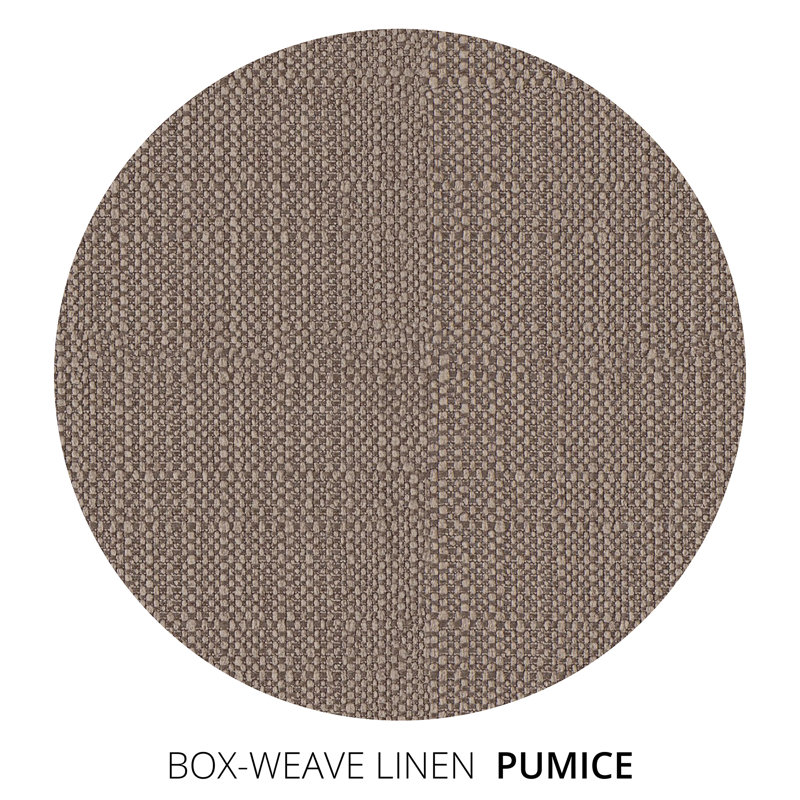 Causeuse Leroy, H 36 po x l 72 po x P 49 po, Lin Pumice