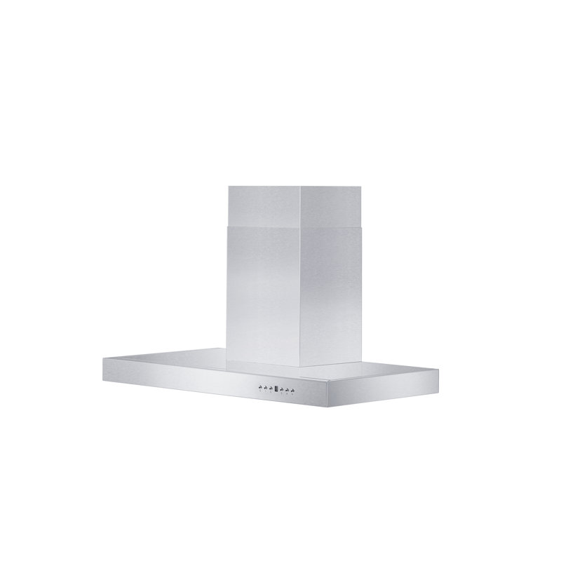 42" KE 400 CFM Convertible Wall Mount Range Hood in Brushed Stainless Steel