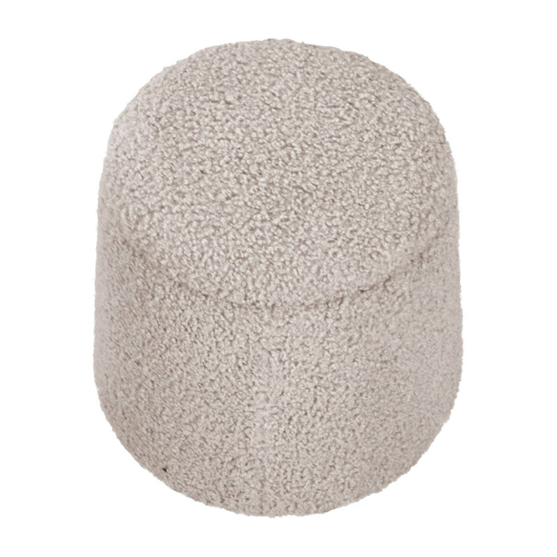 Round Storage Ottoman