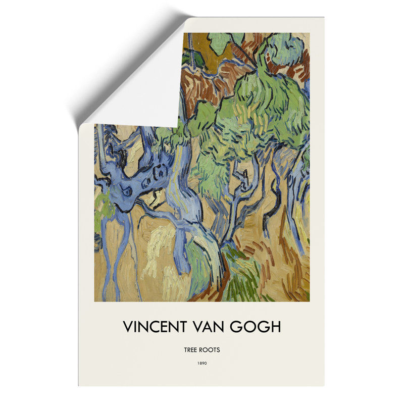 Tree Roots Print by Vincent van Gogh - Frameless Print, 30cm H x 21cm Wx 0.1cm D
