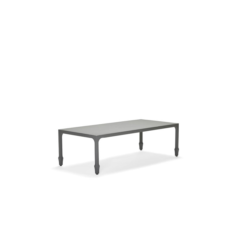 Table basse Alberti, Noir texturé