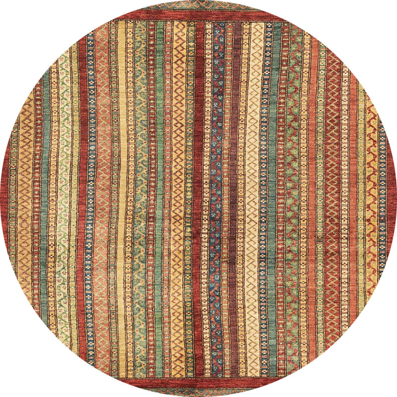 Abstract Indoor Rug, Round 3'