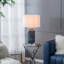 Lampe de table en verre Ellis D16,9 po x H 28 po