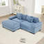 Canapé modulaire surdimensionné en L surdimensionné en tissu velours côtelé-398724718-369964137-369964132