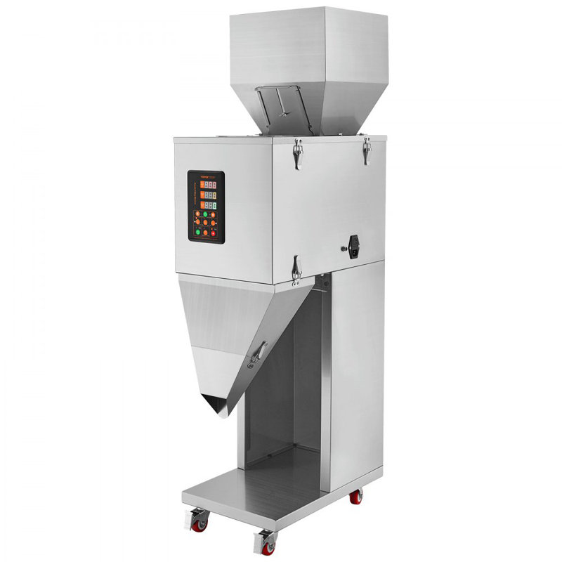 Particle Filling Machine, 0.022-2.2 lbs/10-1000g, Automatic Filler Machine with Foot Pedal