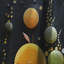 Rideau occultant orange Mid-Century Natures Harmony II - Mid-Century-107824288