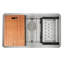 Pro Series 30'' L Stainless Steel Single Basin Kitchen Sink