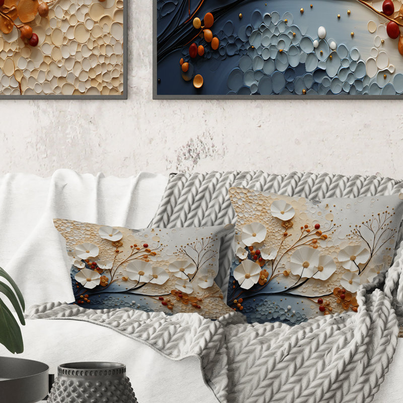 Coussin Ethereal Elegance - Abstract Collages