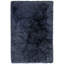 Plush Deep Pile Shaggy Navy Rug-76112200