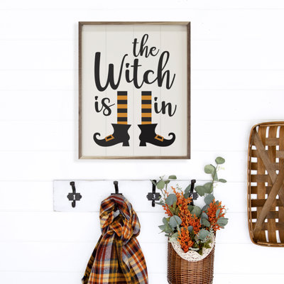 " The Witch Is In Feet "