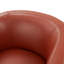 Fauteuil demi-tonneau pivotant en cuir 29 po Cathy-1673449659