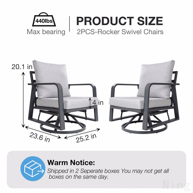 Two Swivel Chairs