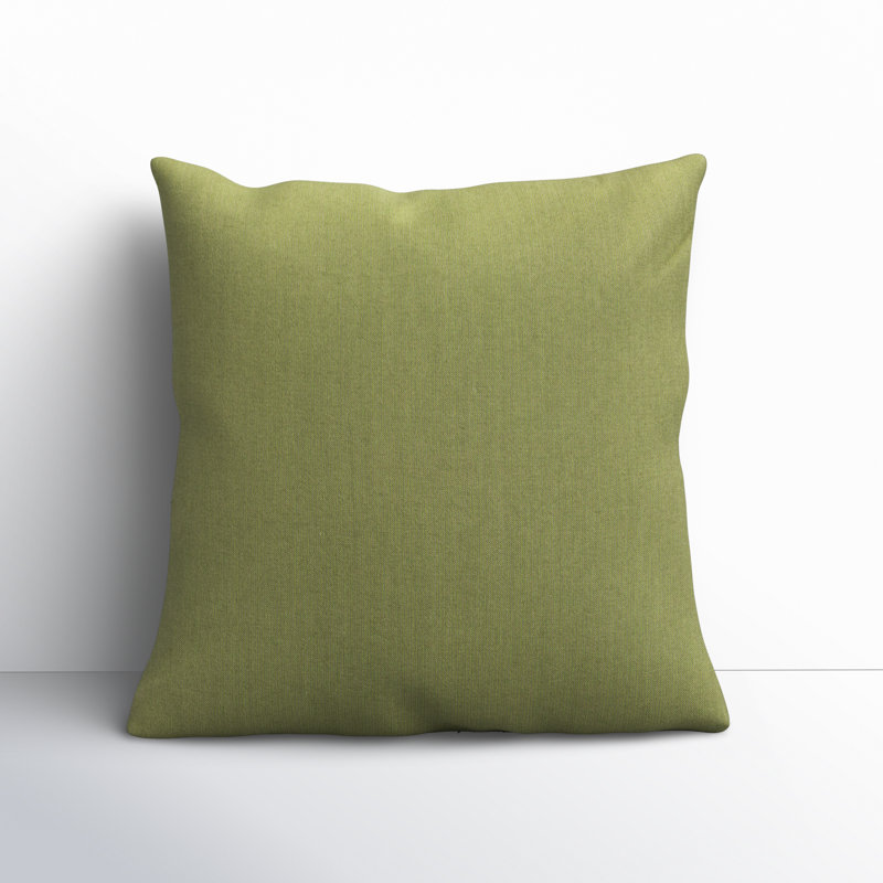 Outdoor Sunbrella Throw Pillow, Seascape Moss