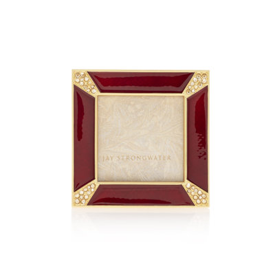 Leland Pavé Corner Metal Picture Frame