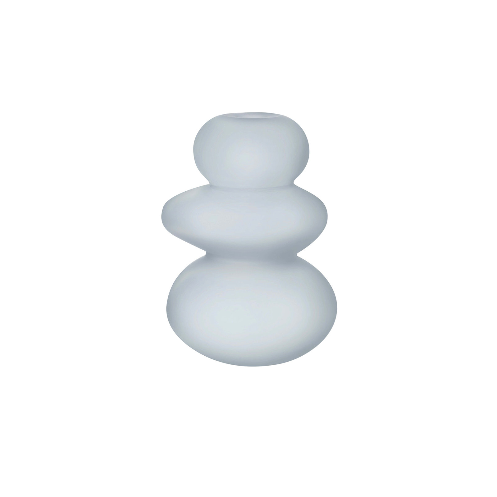 Nude Cairn Crystal Candlestick Holder, Opal Gray