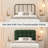 Aadi Upholstered Headboard, Platform Bed with Strong Wooden Slats Support, Two Bed Forms Design-708114337-708114367