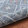 Machine Washable Alden Blue/Ivory Rug
