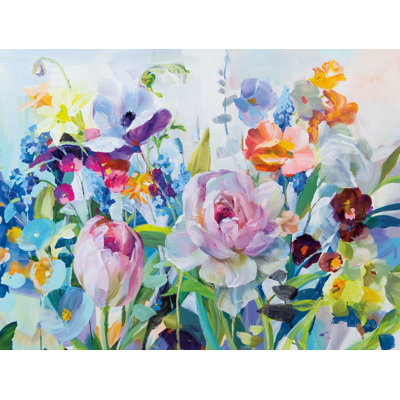 «High Summer Garden II» par Danhui Nai - reproduction d'art sur toile tendue
