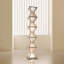 Lampe sur pied en acrylique et en acier inoxydable European