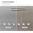 Charlestine 6 - Light Chrome LED Kitchen Island Pendant