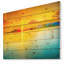 Paysage marin «Sunset over Sea Panorama» - impression d'art graphique-35120507-35120512