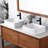 Luxier 19 in. Rectangular White Ceramic Bathroom Vessel Sink Above Counter