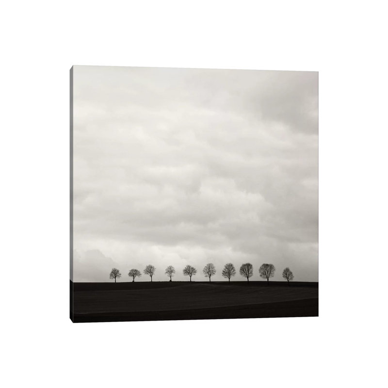 Minimal Land Art by Lena Weisbek - Wrapped Canvas Print, 45.72 cm H x 45.72 cm W x 3.175 cm D