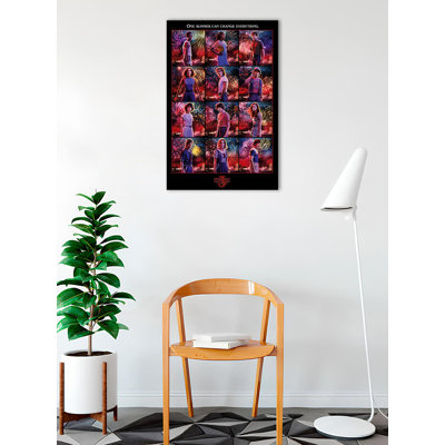 «ACHETER DES ARTS POUR MOINS» sous licence officielle «Stranger Things» - affiche d'art de personnages - 24 x 36 po - reproduction décorative - papier affiche - prêt à encadrer