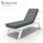 Wynee Outdoor 4'' Chaise Lounge Cushion (1 Pcs)-804711655-773941717