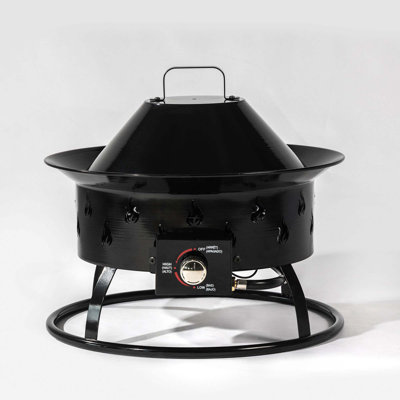 Mini Fire Pit Outdoor Portable Fire Pit Steel Camping Fire Pit With Lava Rocks
