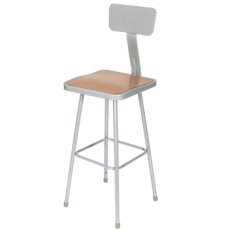 Tabouret avec dossier Clint (paquet de 2), 30"