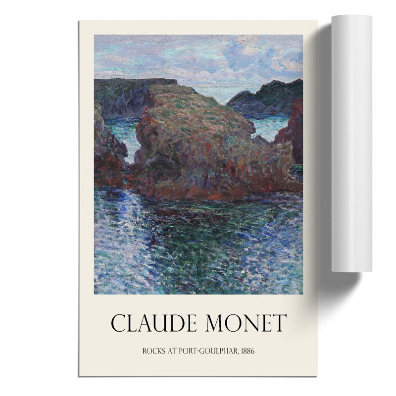 Rocks At Port Goulphar - No Frame Print, 59cm H x 42cm W x 0.1cm D