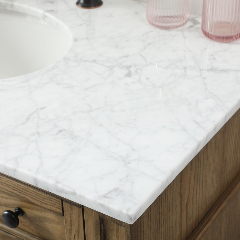 Ensemble de meuble-lavabo simple 40 "Rivers, Bois flottant