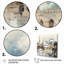 «Mosquée blanche et bleue» - Art mural-1823099209-1823099200