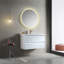 Ensemble de meuble-lavabo simple 35 po avec miroir Fahriye