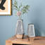 Vase de table décoratif en verre fait à la main Cerrie (ensemble de 2)