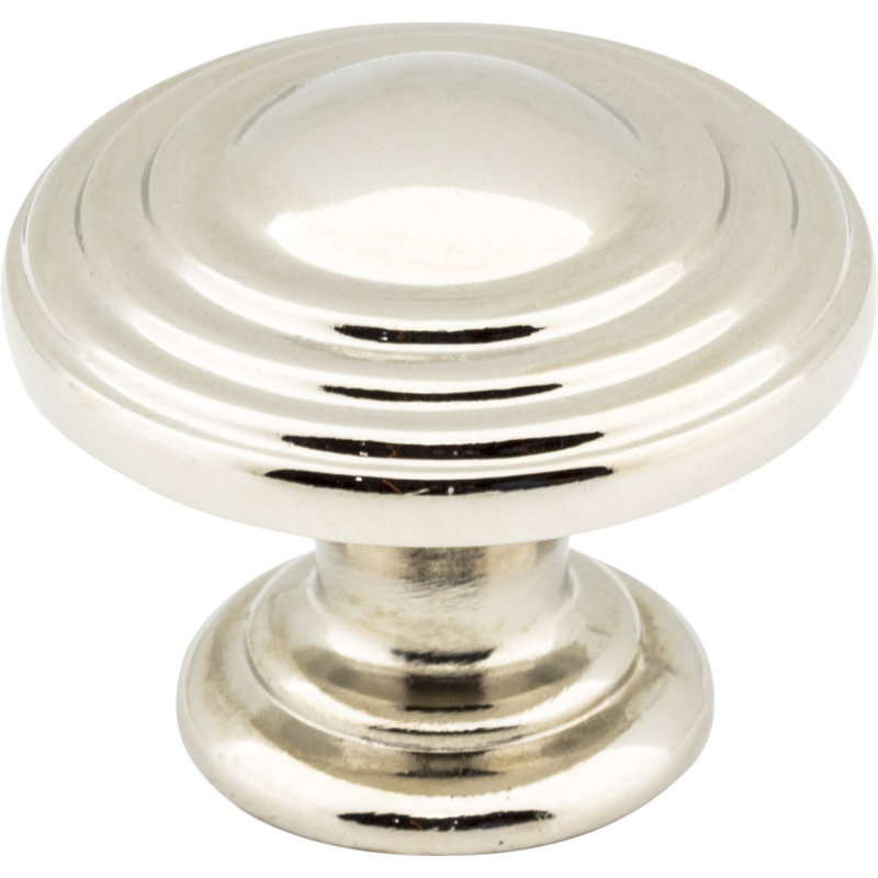 Bremen II Mushroom Knob, Polished Nickel