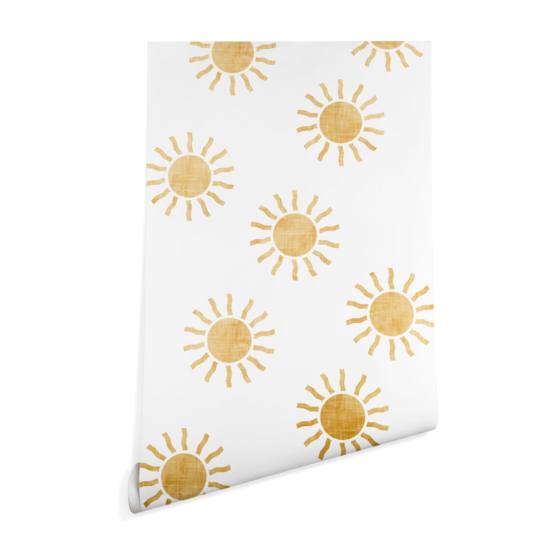 Panneau de papier peint auto-adhésif L 4 pi x l 24 po Suns