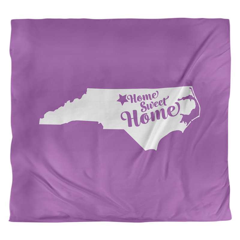 Housse de couette greensboro doux, Housse de couette pour très grand lit, Violet, Microfibre