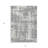 3' X 5' Gray And Ivory Abstract Washable Indoor Outdoor Area Rug