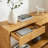 Hudson 2-Drawer Burl Wood Console Table