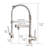 Commercial Kitchen Faucet With Pull Down Sprayer, Single Handle Single Lever Kitchen Sink Faucet