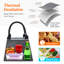 Sac à lunch moyen, boîte à lunch isolée, sac fourre-tout réutilisable pour la préparation des repas, le travail, les voyages-581935892