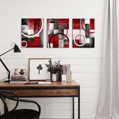 3 Piece Wrapped Canvas Wall Art