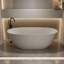 Baignoire de trempage autoportante en résine de 61 po à surface solide avec trop-plein et drain escamotable 61 po-126754472
