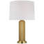 Ralph Lauren Langton 29" Table Lamp in Natural Brass with White Paper Shade-910683077