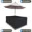 High Density Outdoor Rectangular Table & Chair Set cover, Patio Dining Durable Waterproof Table Cover-645550173
