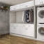 Armoire de cuisine de style Shaker UC1884 entièrement assemblée 18 x 84 x 24-1548660881