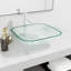 Metro Lane Adamm 420mm L x 420mm W Glass Square Sink-424854397